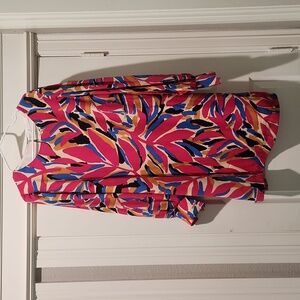 FSL Apparel Vibrant Shift Dress Sz Large never been worn